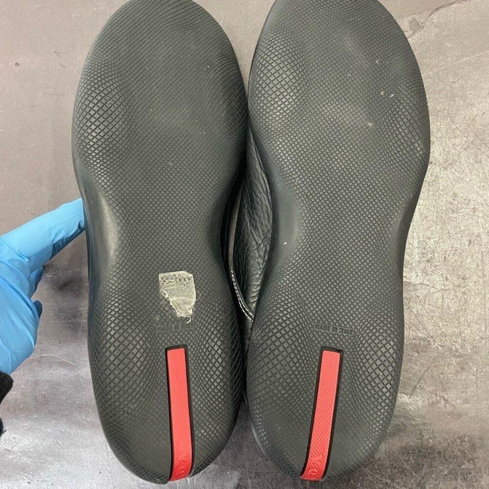 Prada Black Leather Slip-On - Picture 5 of 5
